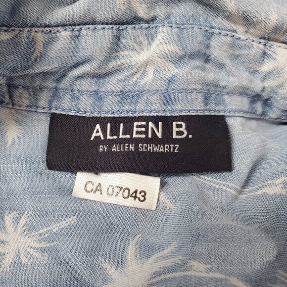 Summer Palm Tree Shirt Dress - Picture 8 of 10